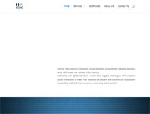Tablet Screenshot of hamyar-niroo.com